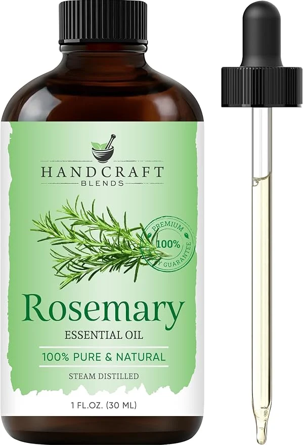 First-Class Handcraft Blends Rosemary Essential Oil – 1 Fl Oz – Pure and Natural – Flexible