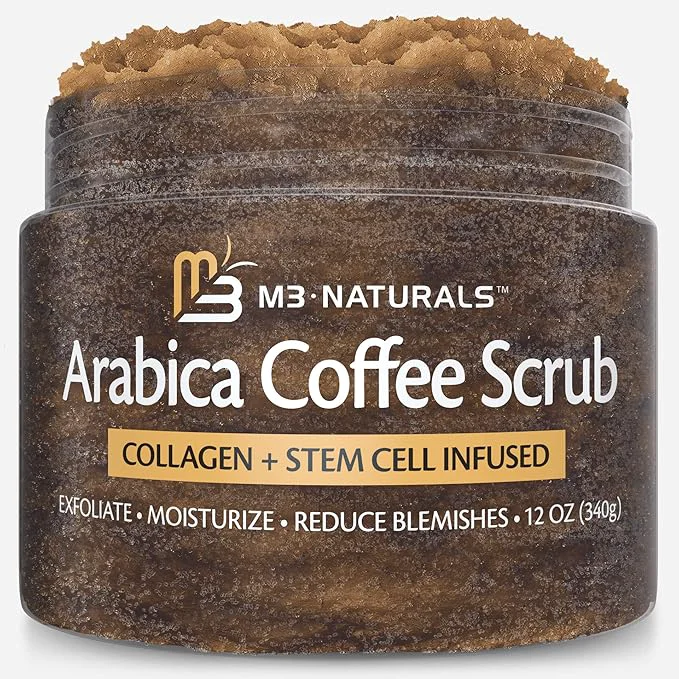 Relaxed Arabica Coffee Scrub for Hands and Body Exfoliating Scrub Easy-to-Use