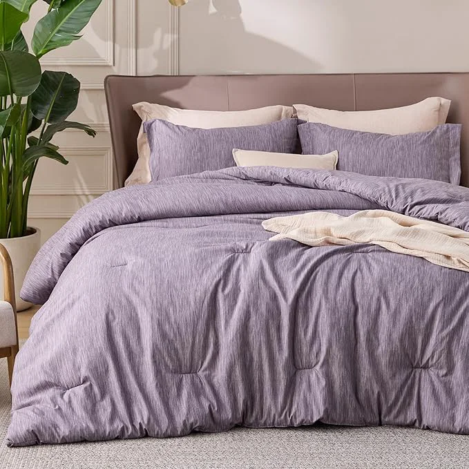 Environmentally Friendly Bedsure Twin Twin XL Comforter Set - Dark Red Soft Bedding for All Seasons Cationic Dyed Bed Set 2 Pieces 1 Twin Size Comforter 68 quot x88 quot and 1 Pillow Sham 20 quot x26 quot 2 quot Artisan