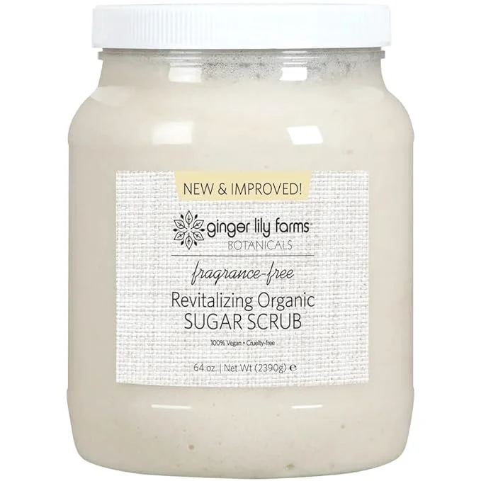 Stylish Ginger Lily Farms Botanicals Revitalizing Organic Sugar Scrub All-Natural Skin Artisan