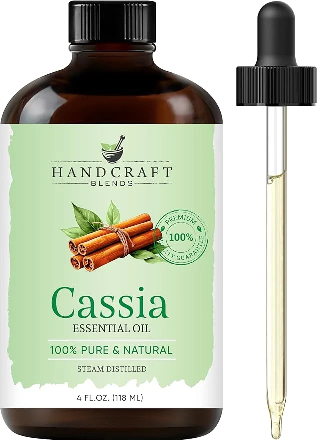 Functional Handcraft Blends Cassia Essential Oil – Huge 4 Fl Oz – Pure and Natural – Optimized