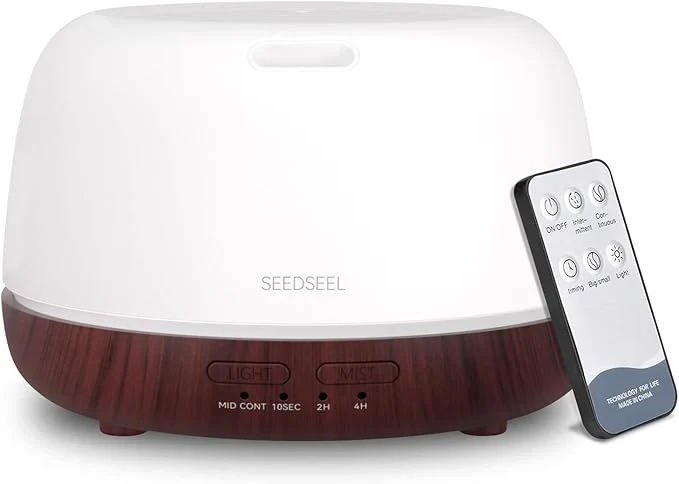 Fine Crafted SEEDSEEL 300ML Essential Oil Diffuser Aromatherapy Diffuser Solid