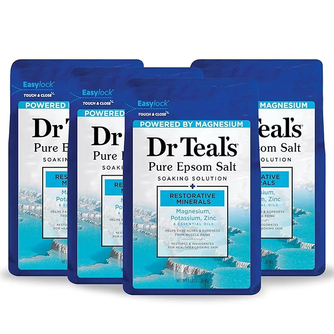 Practical Dr Teal's Epsom Salt Magnesium Soak Restorative Minerals Expertly Made