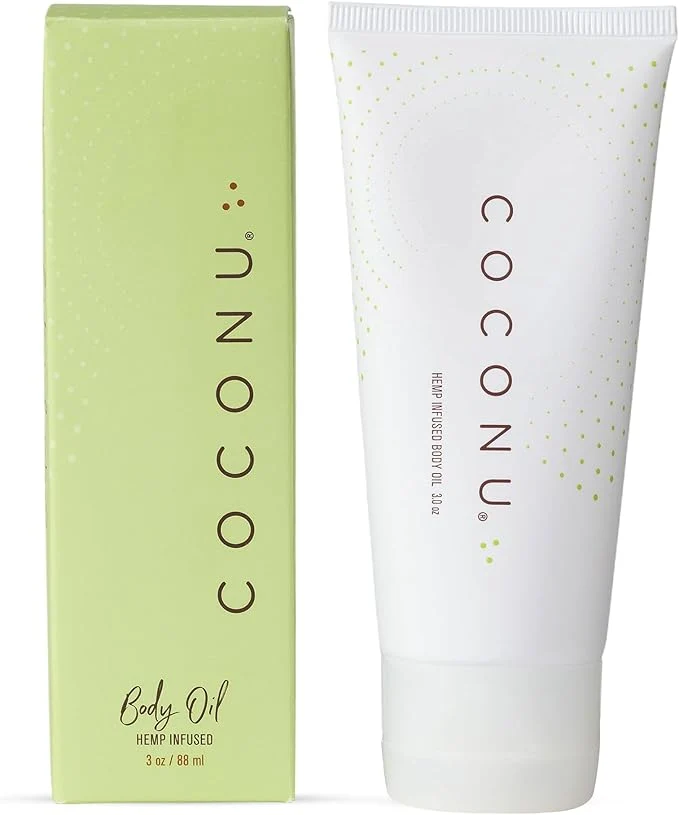 Modern Coconu Hemp Infused Moisturizing Oil Organic Coconut Oil Formula Nourishing Soft