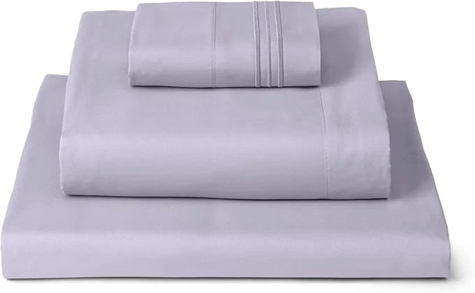 Comfortable Mellanni Twin XL Sheets Set - 3 PC Iconic Collection Bedding - Hotel Luxury Extra Soft Cooling Bed Sheets - Wrinkle Fade Stain Resistant Twin Extra Long Lavender Exclusive