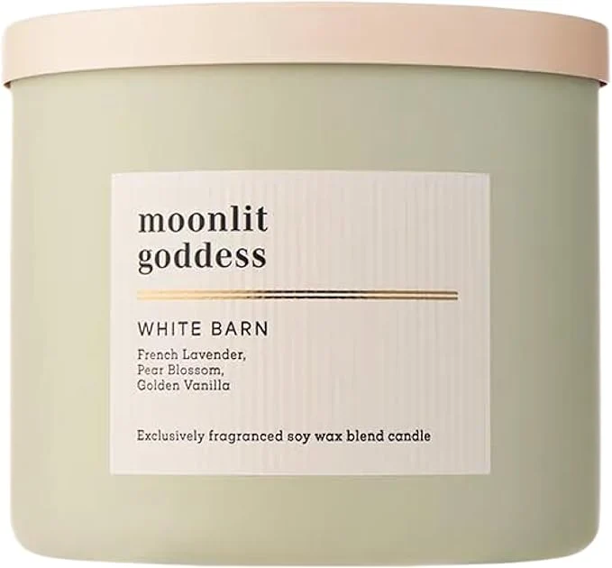 Contemporary Bath Body Works 3-Wick Candle Moonlit Goddess Candle Strong Throw Dependable