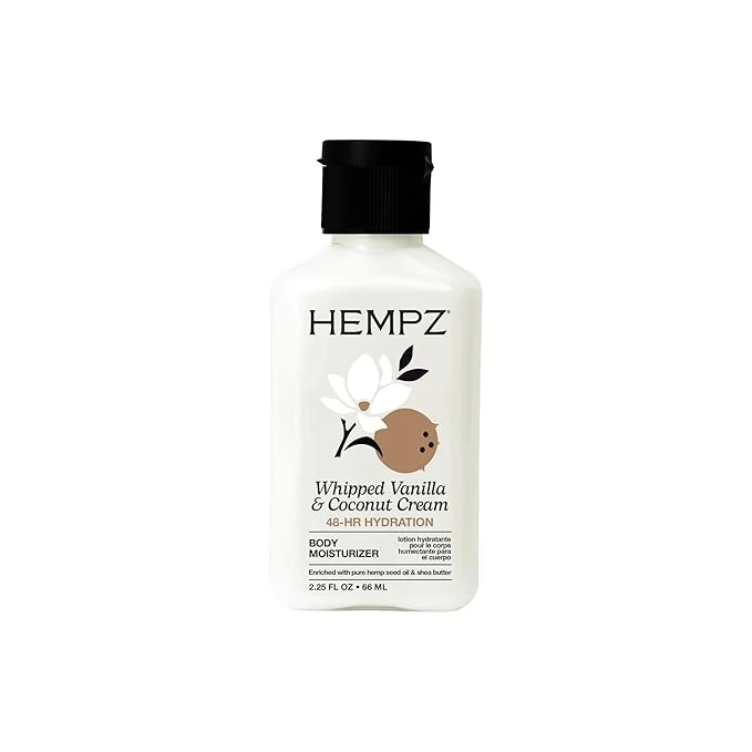 Refined Hempz Mini Whipped Vanilla Coconut Cream Body Hand Lotion 2.25 oz. Superior