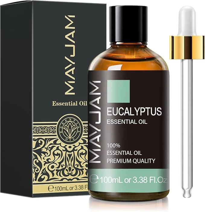 Optimized Eucalyptus Essential Oil MAYJAM 3.38fl.oz Large Bottle Pure Essential Oils Professional