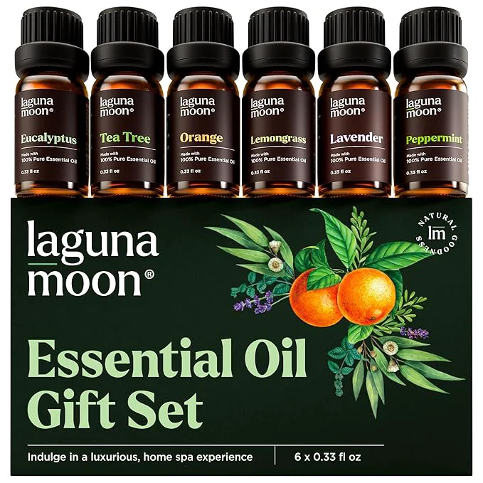 Lightweight Lagunamoon Essential Oils Aromatherapy Set Crafted