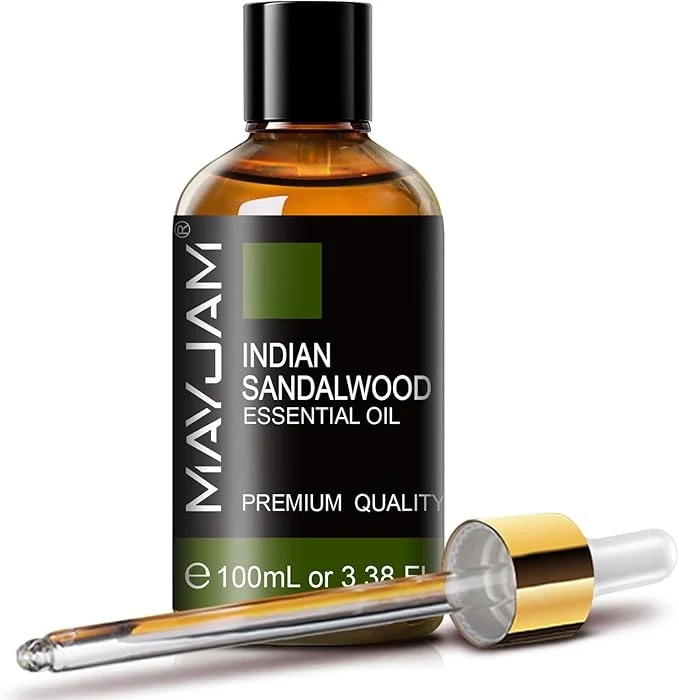 Fashionable MAYJAM Indian Sandalwood Essential Oils 3.38 FL.OZ Pure Indian Sandalwood Oil Relaxed
