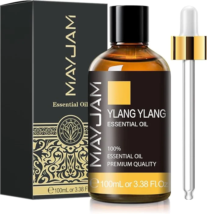 Artisan Ylang Ylang Essential Oil MAYJAM 3.38FL.OZ Premium Quality Essential Oils Stylish