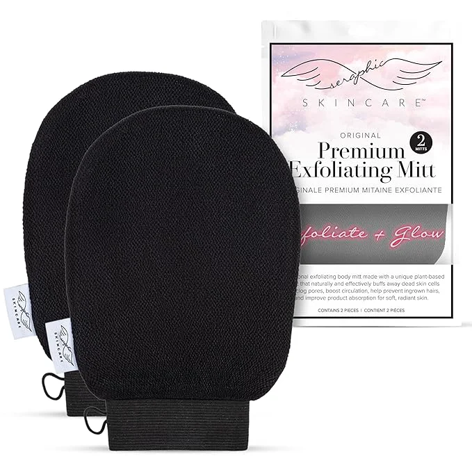 Elegant Seraphic Skincare Premium Exfoliating Mitt Clean