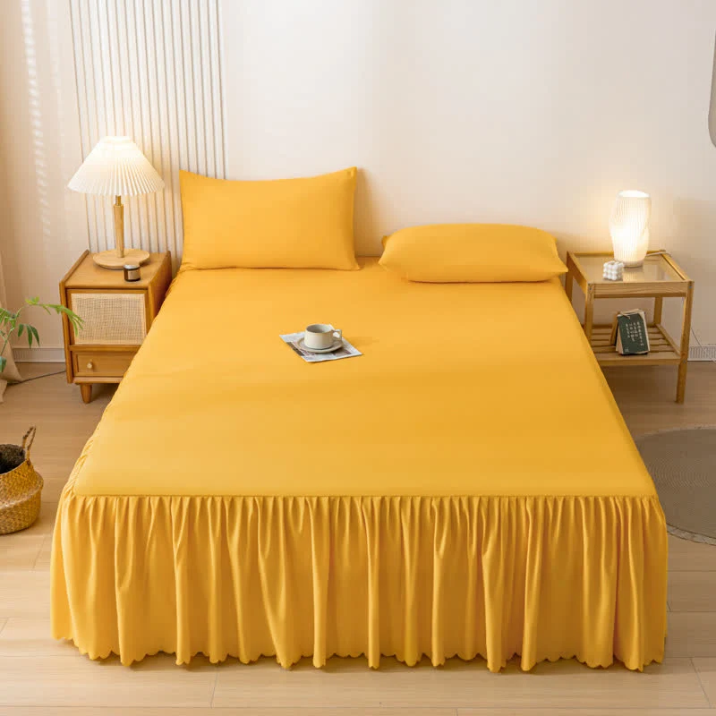 Responsible Ownkoti Solid Color Bed Skirt Sheet Traditional