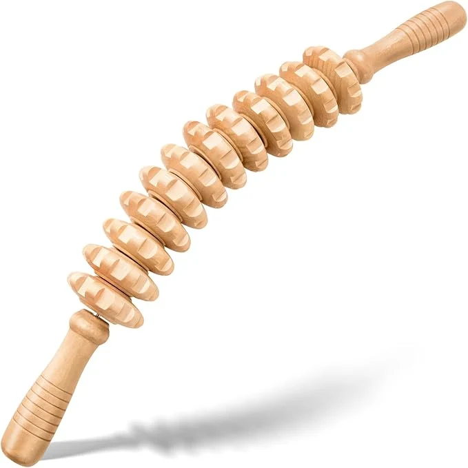 Carefully Designed Wooden Cellulite Massage Roller Fashionable