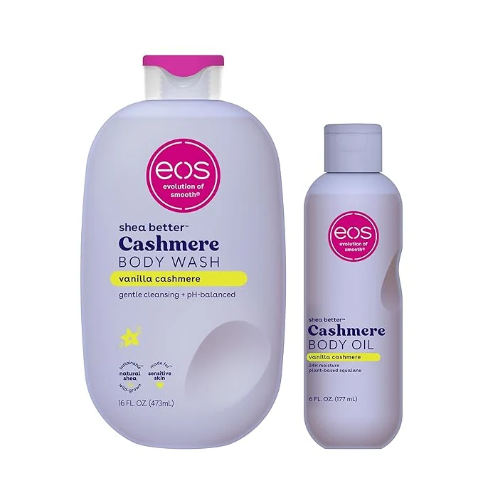 Premium Bundle of eos Cashmere Body Wash – Vanilla Cashmere Moisturizing Body Wash High-Performance
