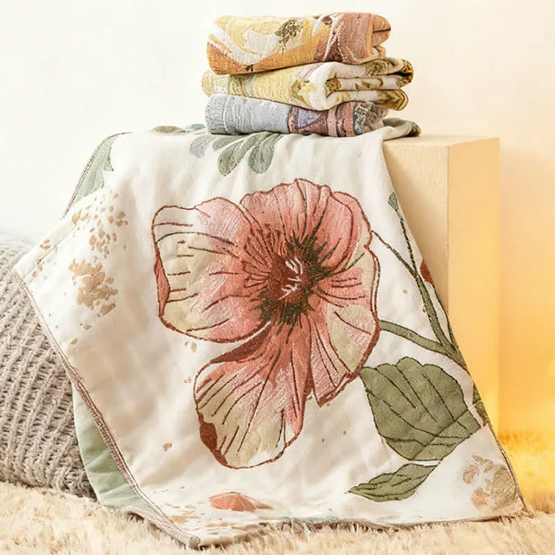 Casual Ownkoti Elegant Floral Cotton Kitchen Absorbent Towel Relaxed