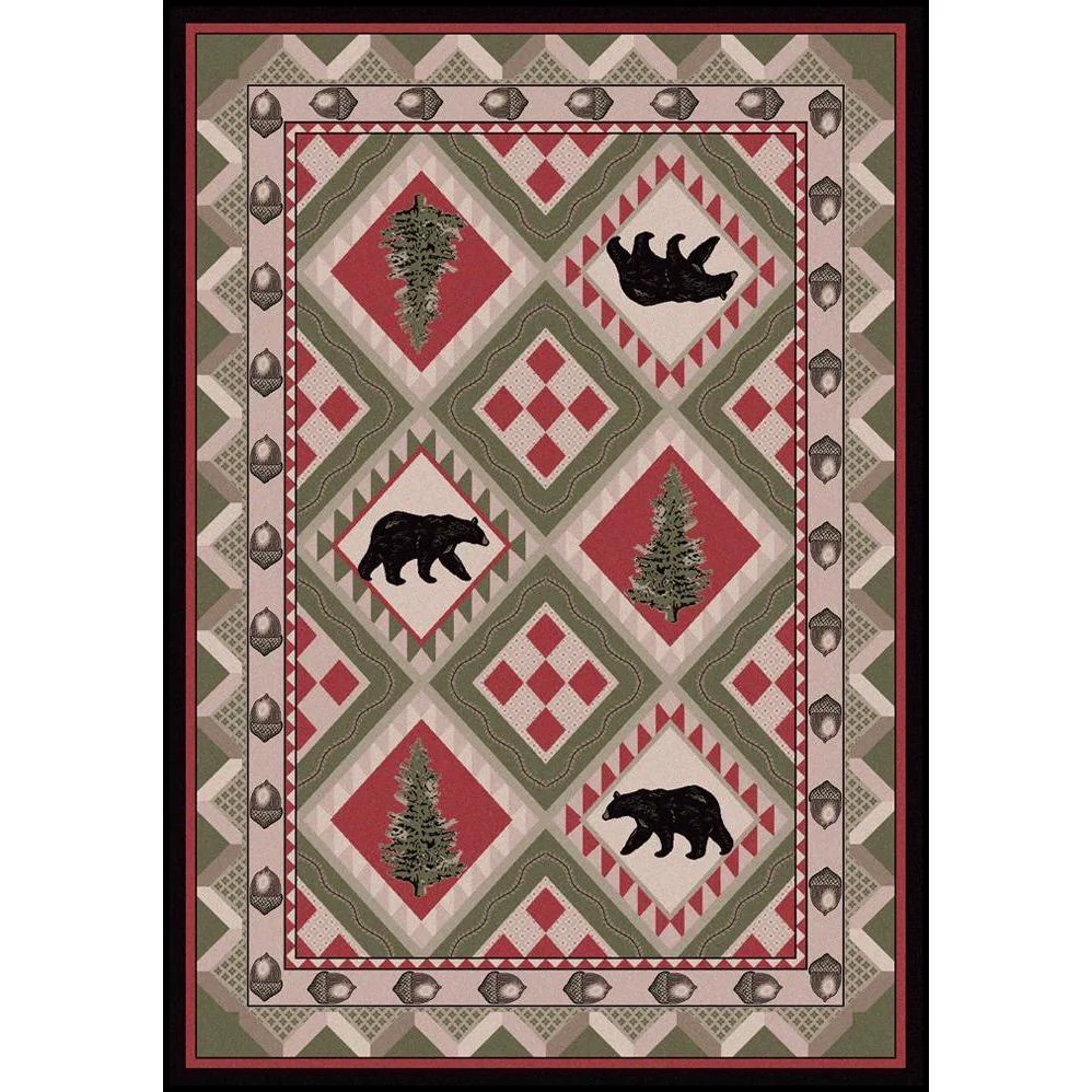 Comfortable Picnic In The Forest Rug – Pine Excellent