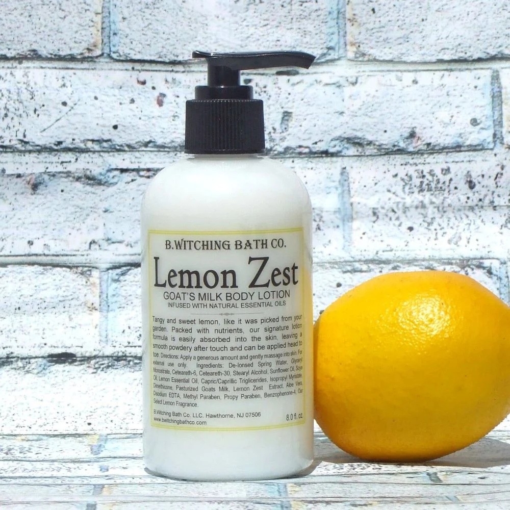 Sustainable 8oz Lemon Zest Goat 39 s Milk Body Lotion Trendy