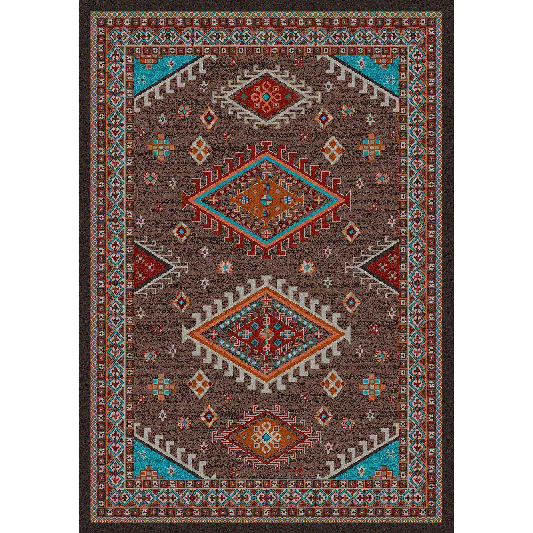 Superior Southwest Persia Rug – Brown Responsible