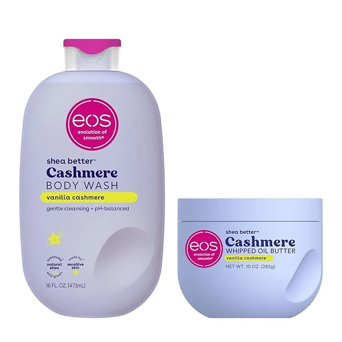 Solid Bundle of eos Cashmere Body Wash – Vanilla Cashmere Moisturizing Body Wash Elite