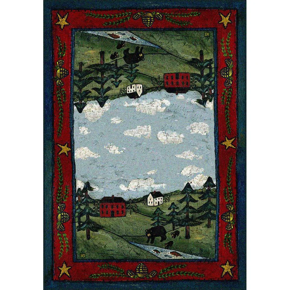 Natural Bear Country Rug – Crackle Premium