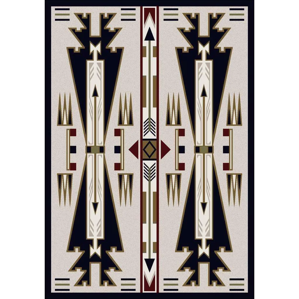 Fashionable Desert Vandals Rug – Natural Detailed