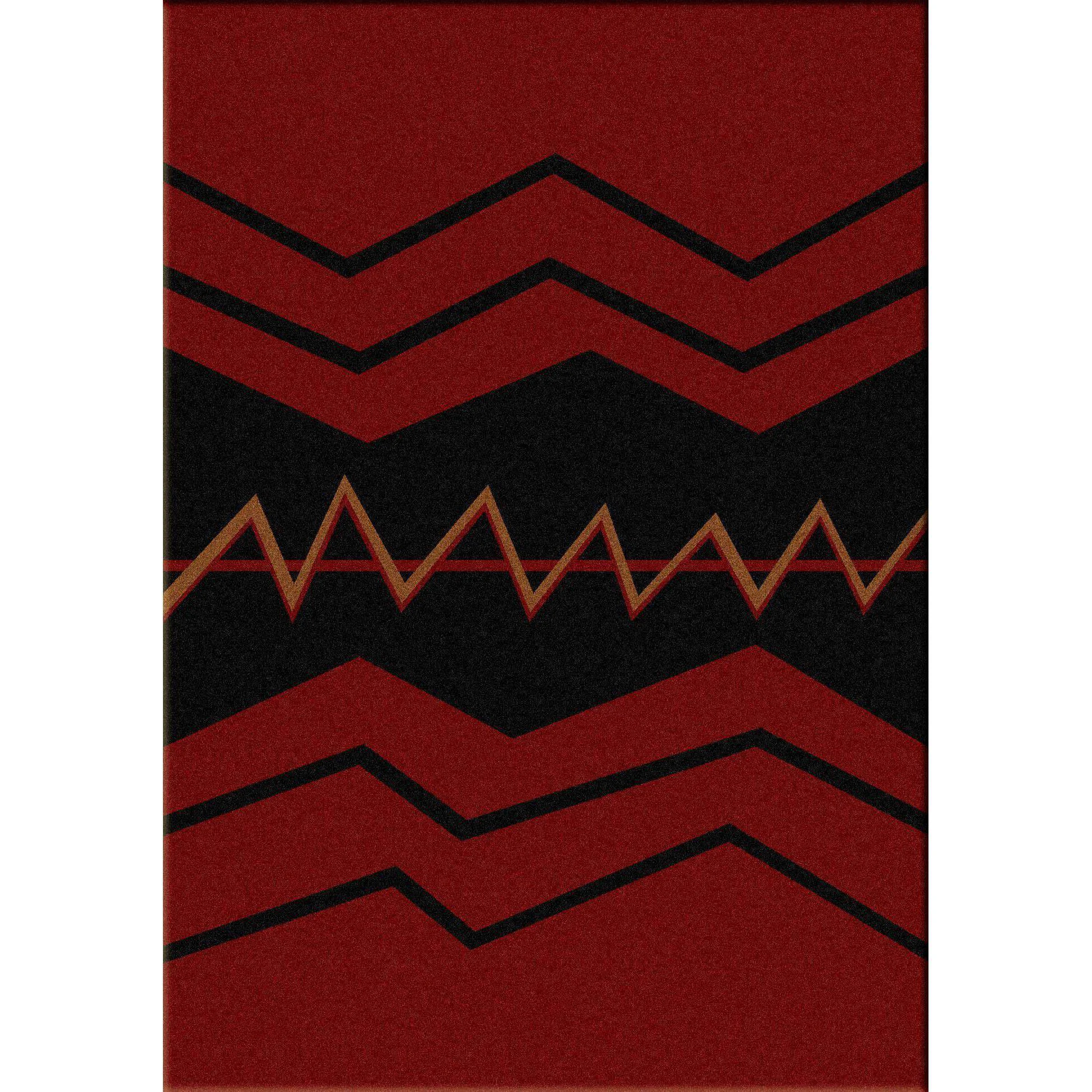 Dependable War Path Rug – Red Safe