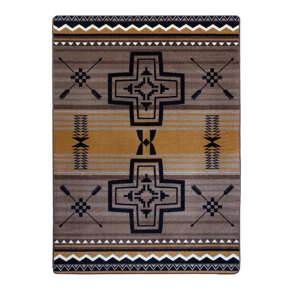 Safe Southwest Abrazos Rug – Old Gold Functional
