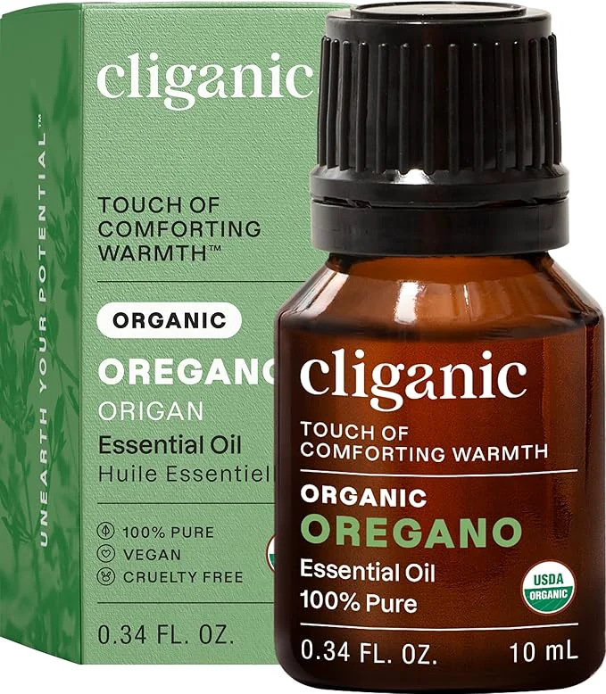 Sustainable Cliganic Organic Oregano Essential Oil Pure Natural Environmentally Friendly