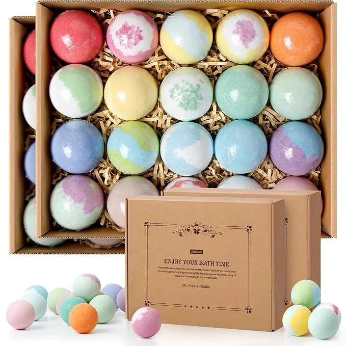 Long-Lasting ZenBombs Bath Bombs Set Handmade Bubble Bath Fizzy I Presents Crafted