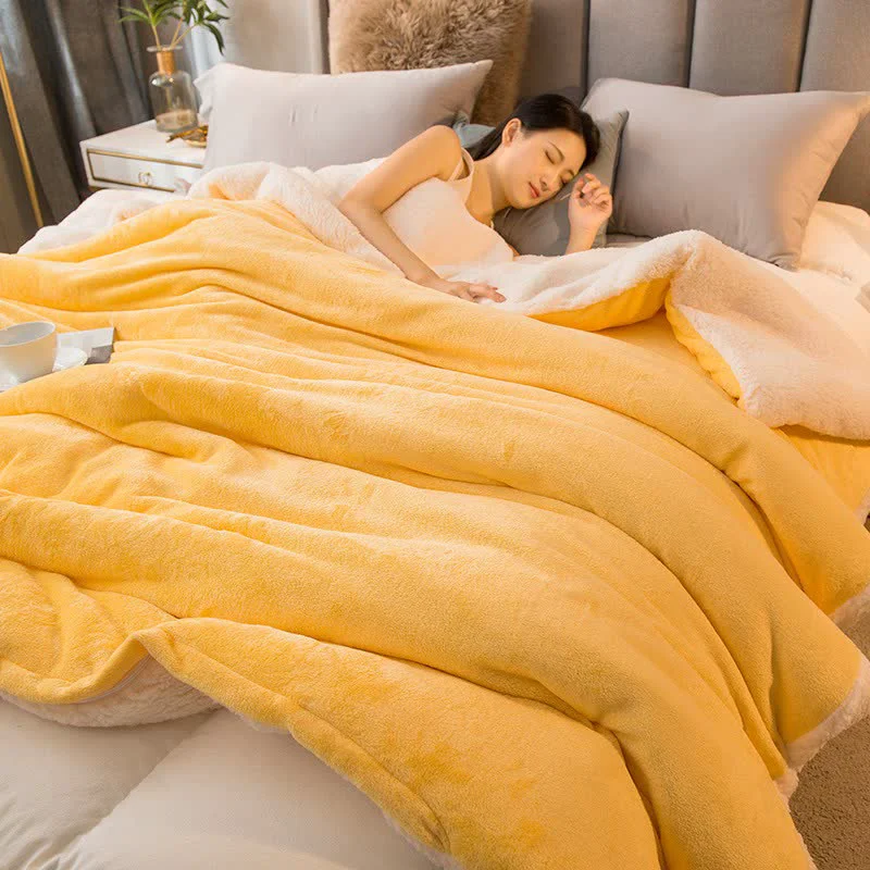 Innovative Ownkoti Solid Color Sherpa Duvet Cover Blanket Crafted