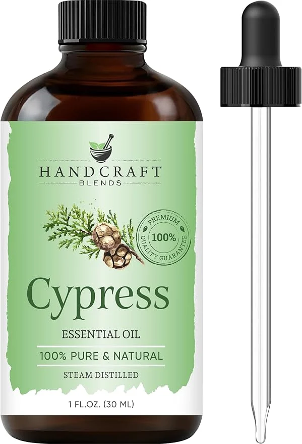 Quality Handcraft Blends Cypress Essential Oil – 1 Fl Oz – Pure and Natural – Dependable