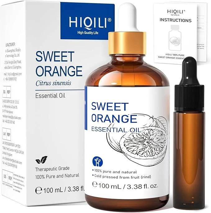 Reusable HIQILI 100ML Orange Essential Oil First-Class