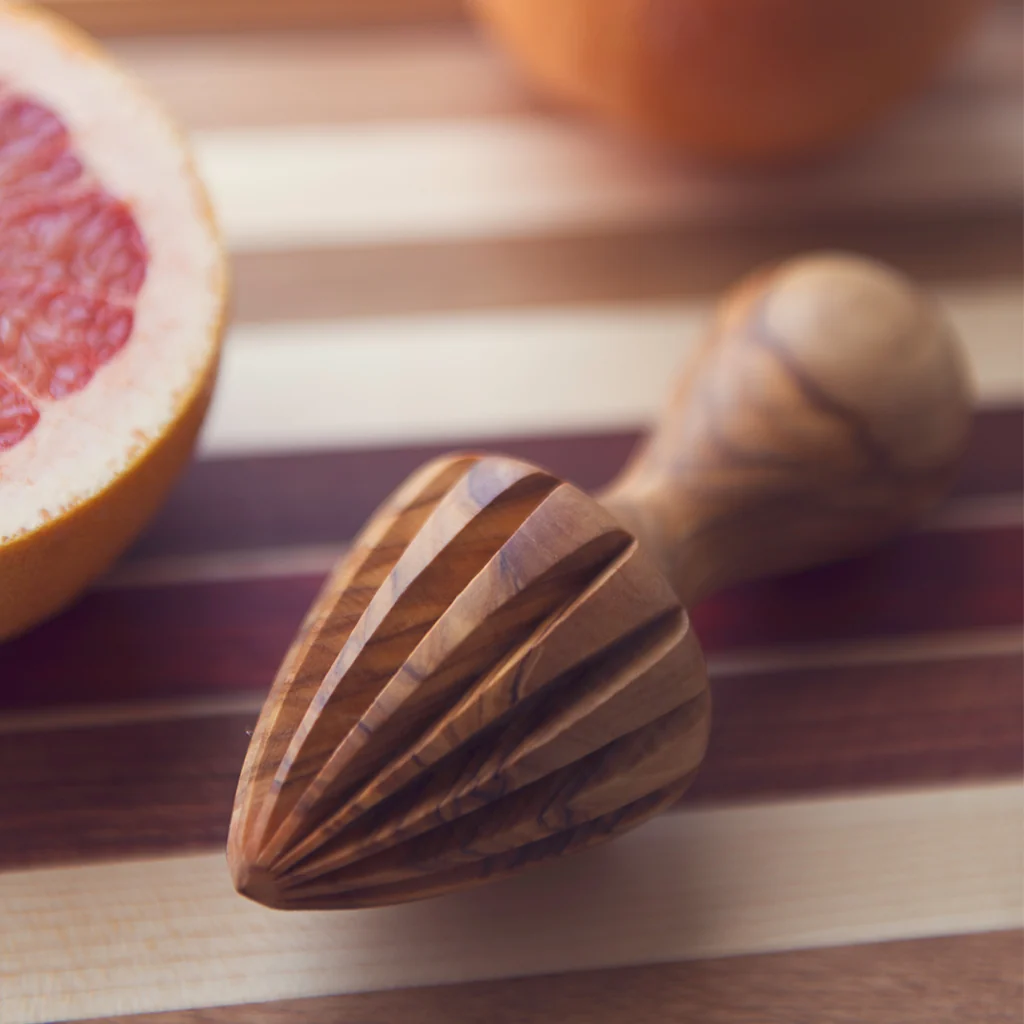 Specialty Olive Wood Citrus Press Relaxed