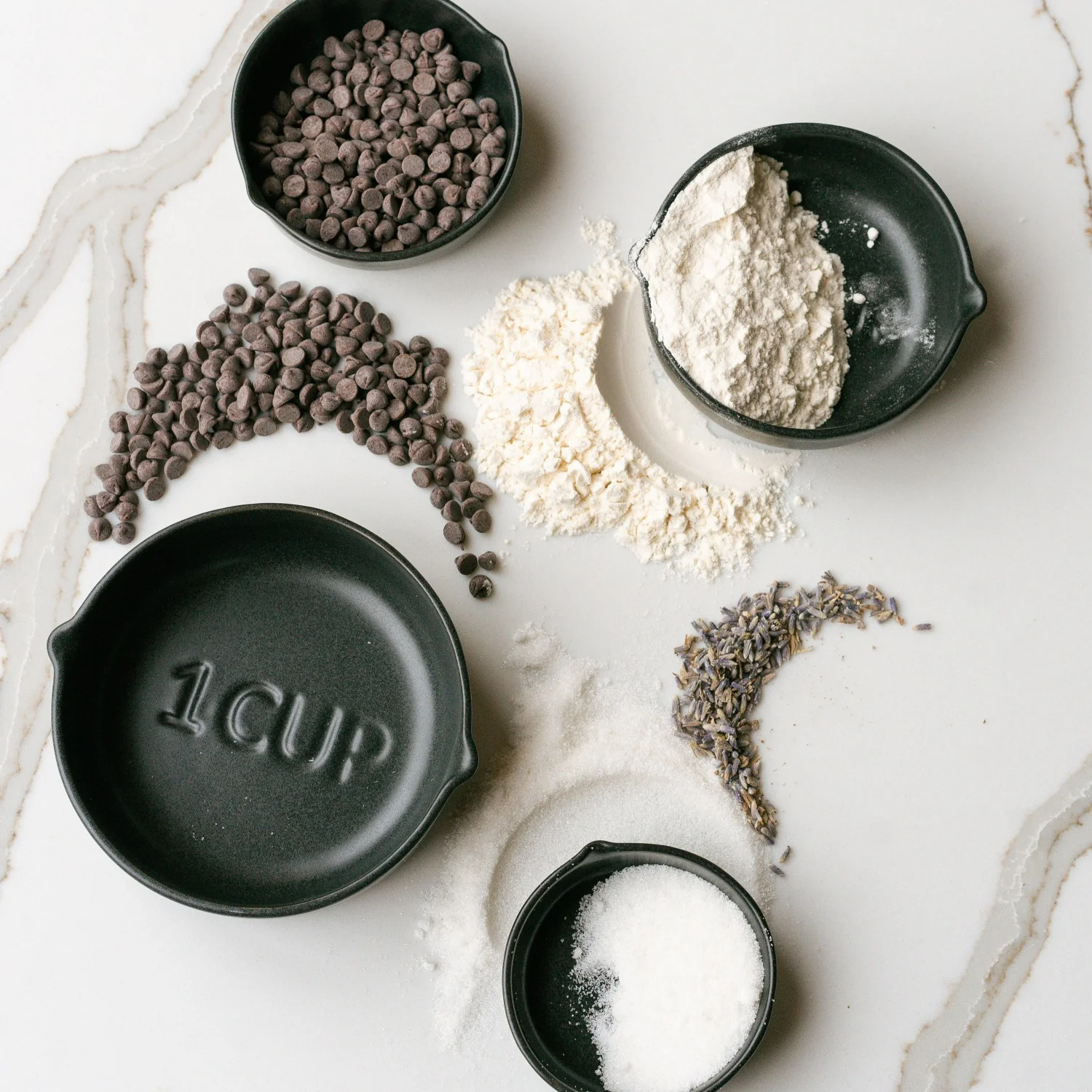 Optimized Brampton Stoneware Measuring Cups Black Smooth