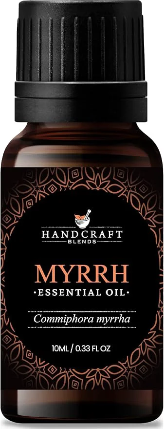 Durable Handcraft Blends Myrrh Essential Oil – 0.33 Fl Oz – Pure and Natural – Enhanced