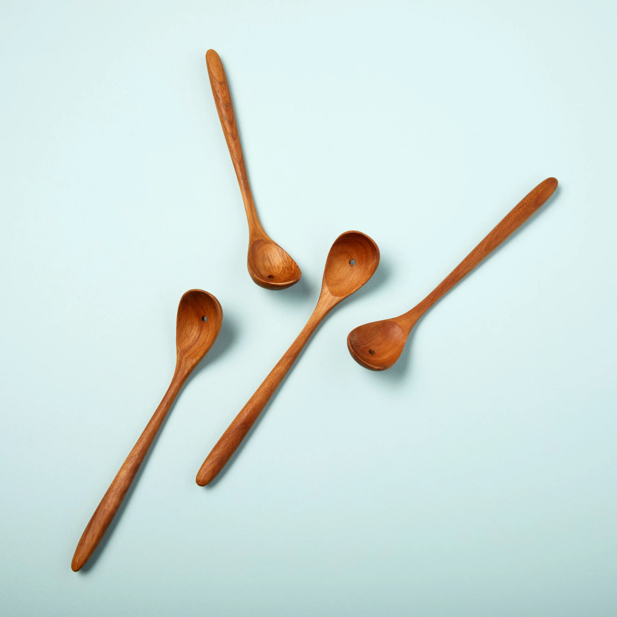 Specialty Teak Olive Spoons Set of 4 Dependable