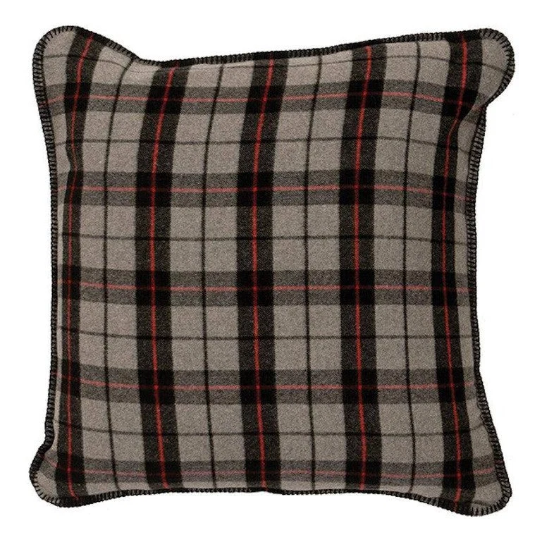 Powerful Ponderosa Plaid Euro Sham Minimalist