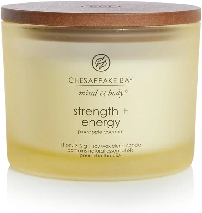 Advanced Chesapeake Bay Candle Scented Candle Strength Energy 3-Wick Coffee Table Jar Fashionable