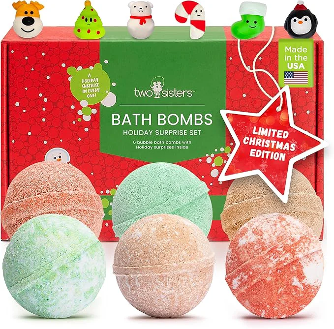 Powerful Christmas Bath Bombs for Kids Original Design