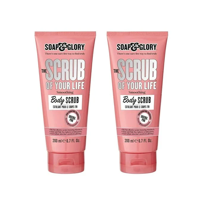 Breathable Soap Glory Pink The Scrub Of Your Life Exfoliating Body Scrub Original Design