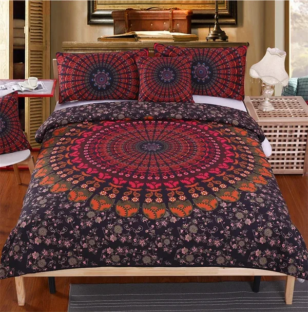 Natural Mandala Duvet Cover High-Grade