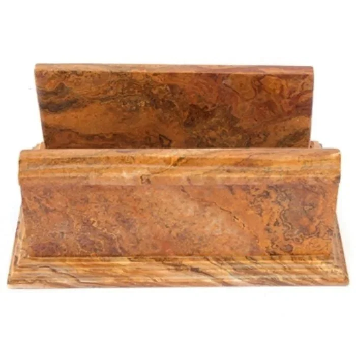 World-Class Hand Towel Holder of Multi Brown Onyx Modern