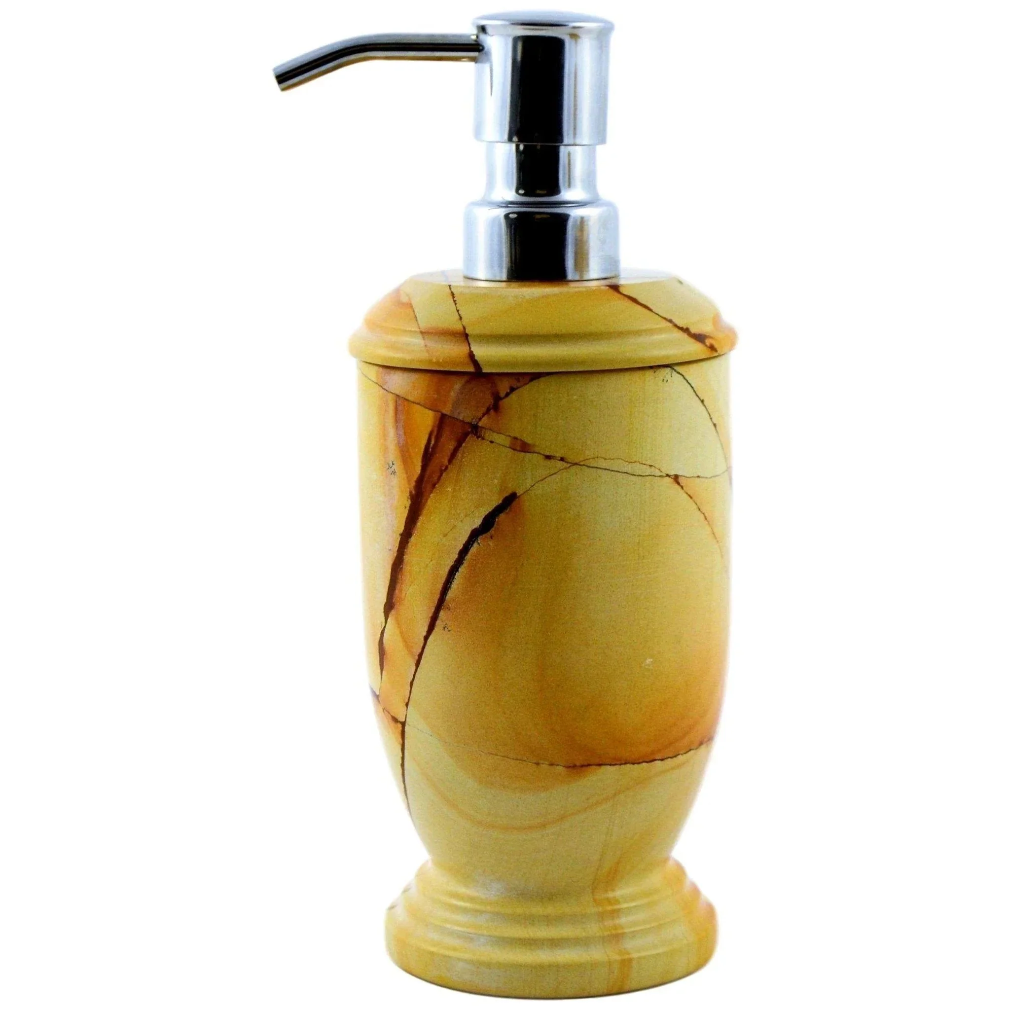 Smooth Soap amp Lotion Dispenser of Teak Marble Effective