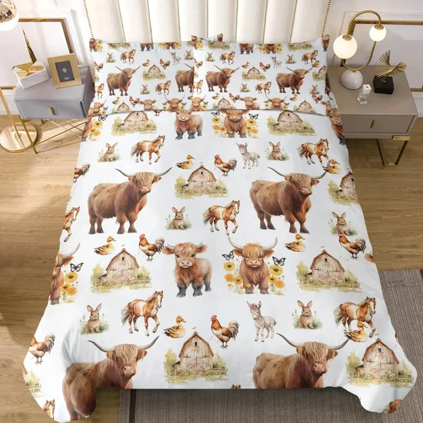 Expertly Made Animals Farm Duvet Cover Certified