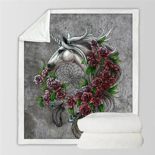 Premium Unicorn Throw Blanket Official
