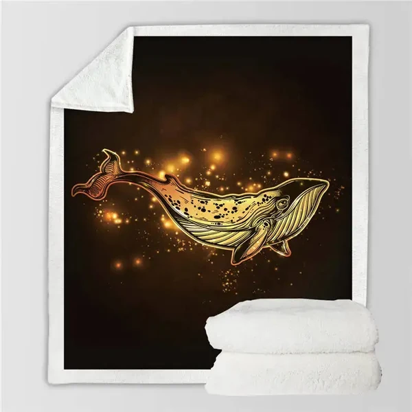 Professional Fish Throw Blanket Easy-to-Use
