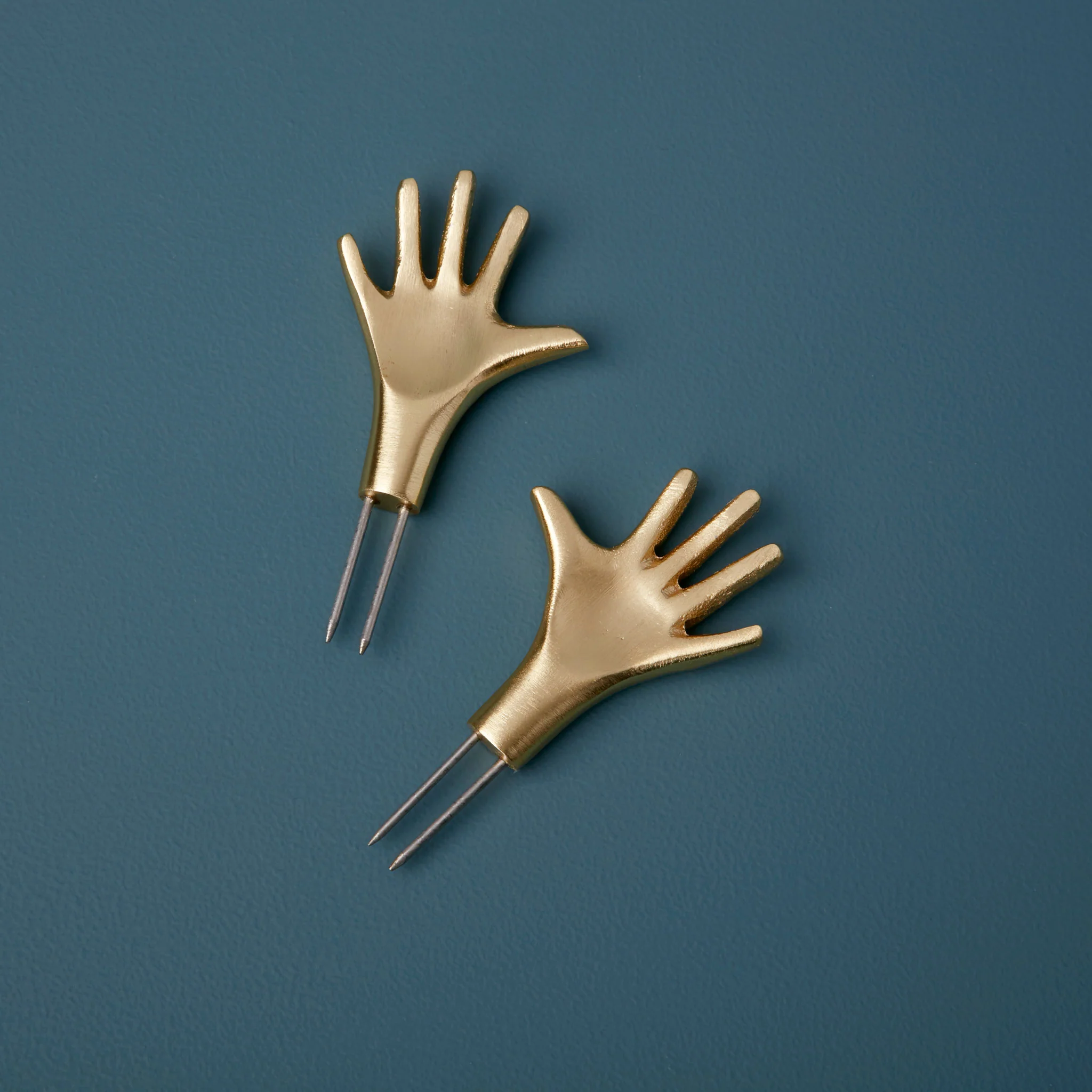 Contemporary Gold Corn Holders Hands Quality