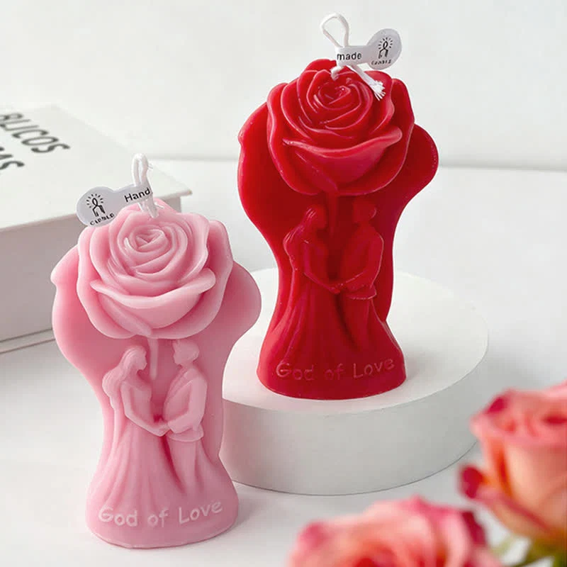 Comfortable Ownkoti Romantic Rose Couple Scented Candle Casual