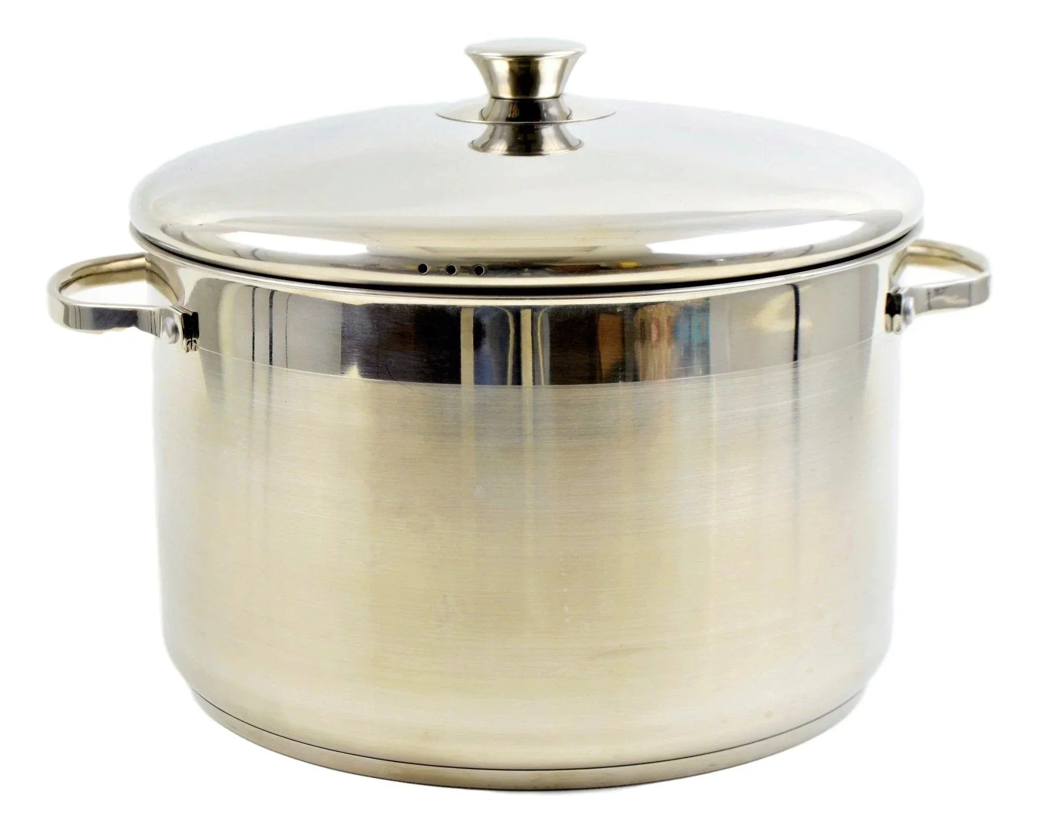 Natural Stock Pot - Stainless Steel 11 Quart Capacity User-Friendly